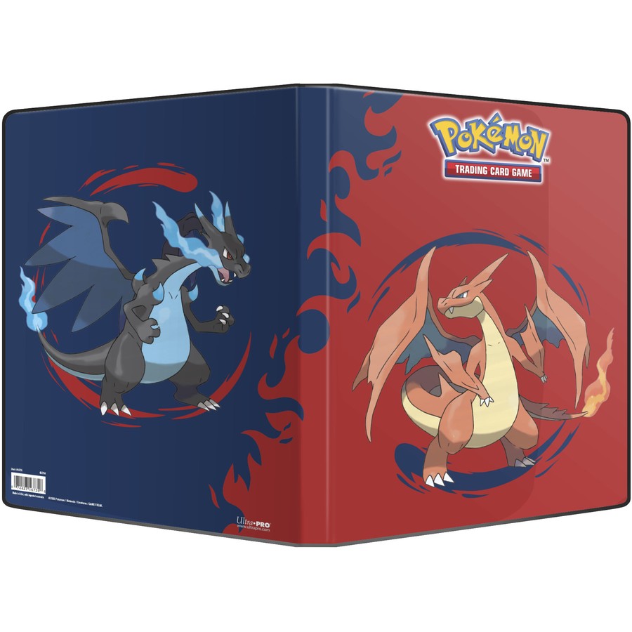 Pokemon Ultra Pro Trading Card Game Pocket Portfolio 9 Pack - Mega Charizard X & Mega Charizard Y