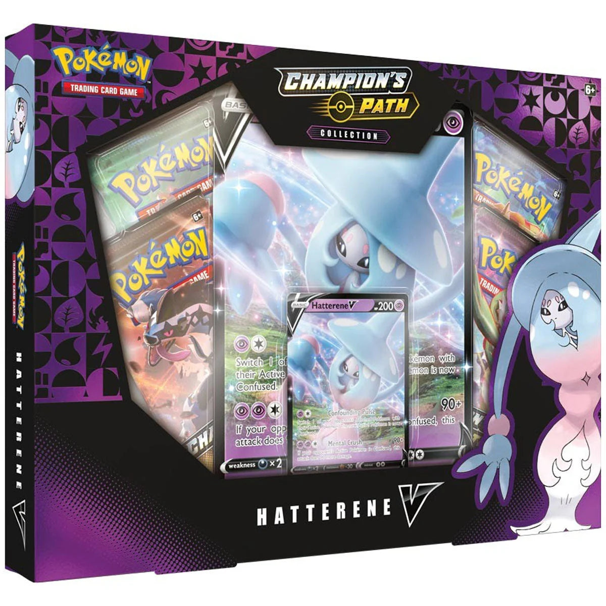 Pokemon Champion's Path Collection Hatterene V Box