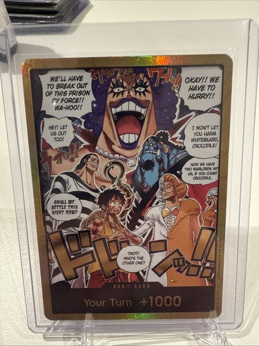 2026 One Piece OP16 Gold DON!! Parallel Foil Alternate Art The Time of Battle