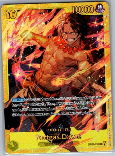 Portgas.D.Ace OP07-119 SEC English 500 Years in the Future - One Piece Card - NM