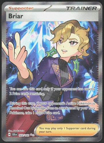 BRIAR 163/142 Ultra Rare STELLAR CROWN Pokemon Near Mint