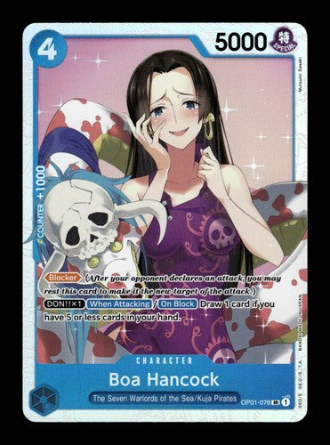 Boa Hancock OP01-078 Super Rare Romance Dawn