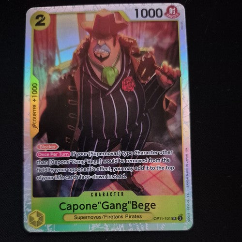 Capone"Gang"Bege (101) OP11-101 A Fist of Divine Speed