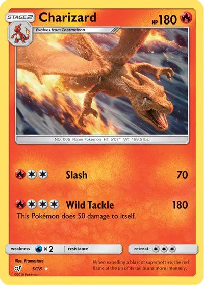 Charizard Detective Pikachu Holo Rare 5