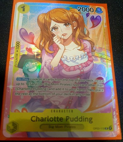 Charlotte Pudding (Alt Art) OP03-112 English - One Piece Card - NM