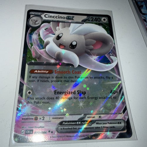 Cinccino ex - 073/086 - Ultra Rare - Chaos Rising - Pokemon Card
