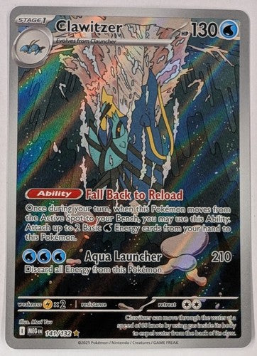 Clawitzer IR 141/132 MEG ENG Mega Evolutions