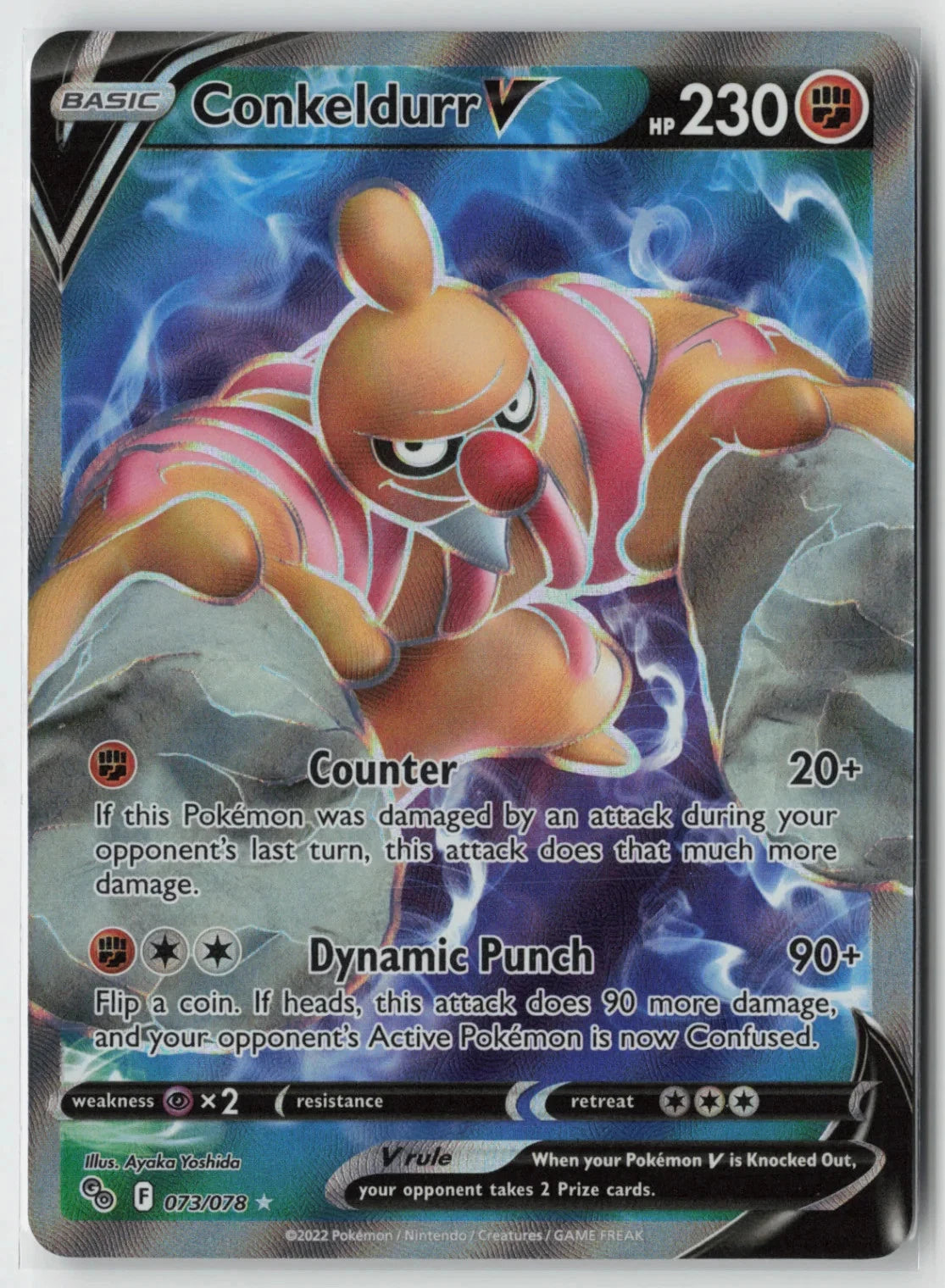 Conkeldurr V (Full Art) 073/078 – Pokemon GO Pokémon