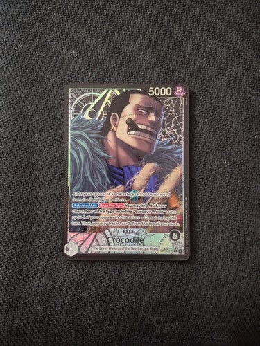 Crocodile Alt Art Leader OP14-079 | OP14 - The Azure Sea’s Seven | English