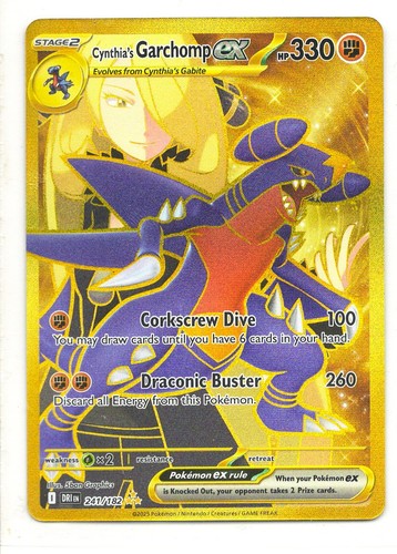 Cynthia's Garchomp ex - 241/182 - Hyper Rare