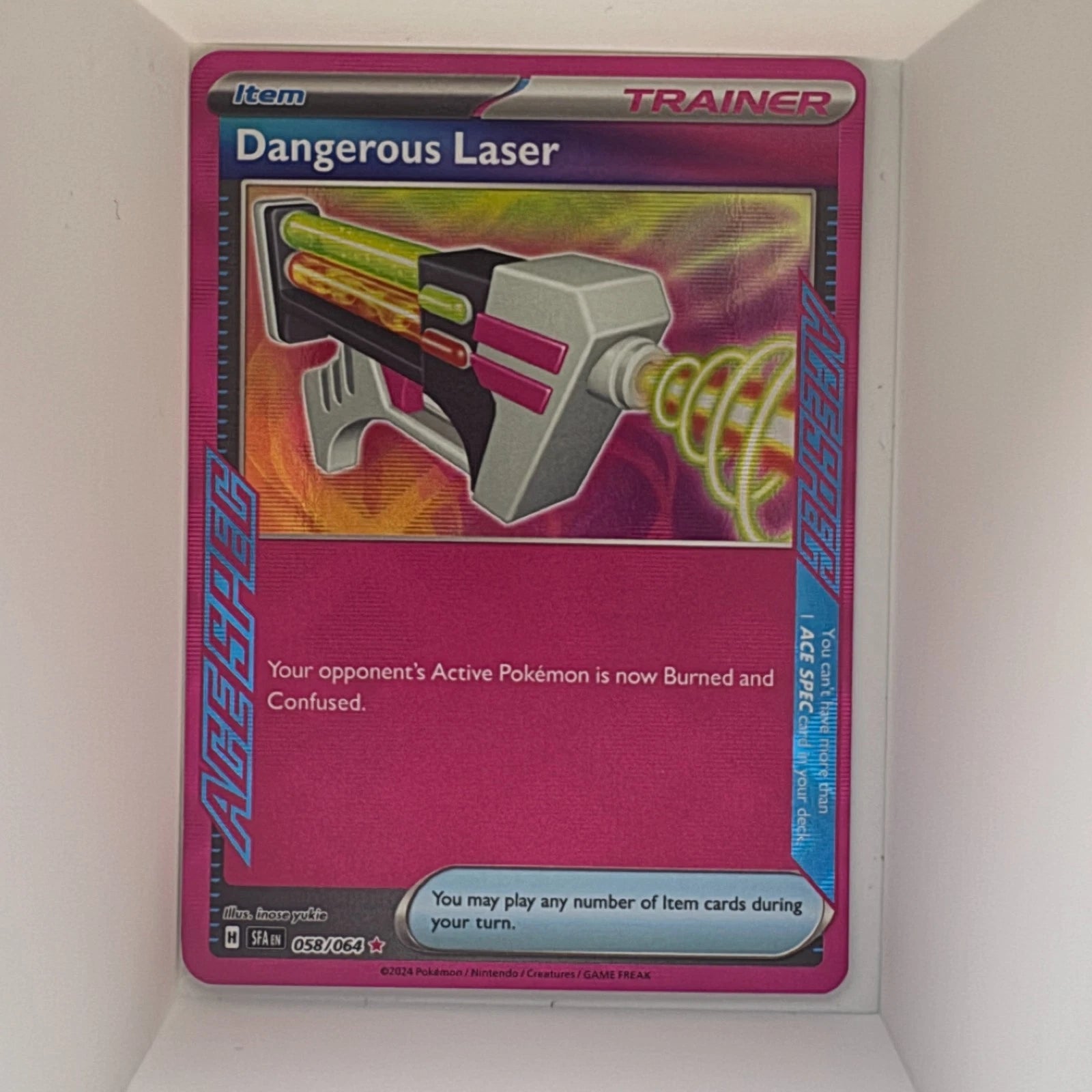 Dangerous Laser 058/064 Shrouded Fable ACE SPEC Rare