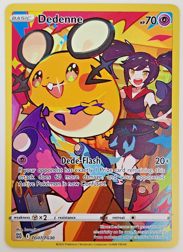 Dedenne TG07/TG30 Trainer Gallery SWSH Brilliant Stars NM/M Pokemon Card 2022