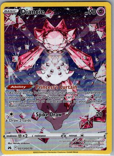 Diancie GG13/GG70 SWSH: Crown Zenith: Galarian Gallery - Pokemon