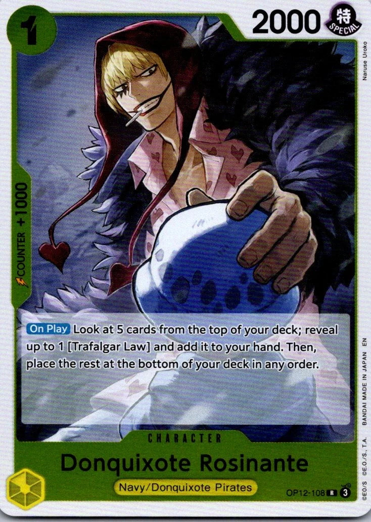 Donquixote Rosinante (108) OP12-108 Rare Legacy of the Master