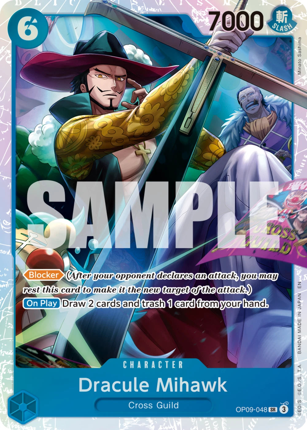 Dracule Mihawk - #OP09-048 - SUPER RARE [PRB-02]
