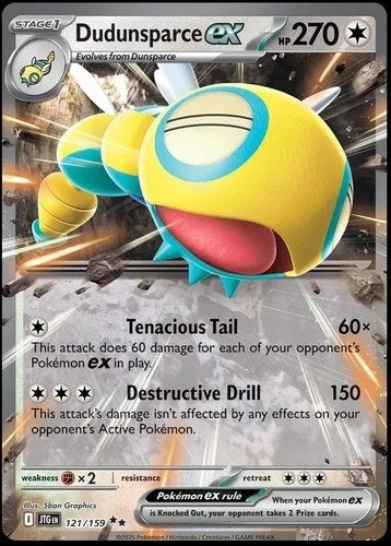 Dundunsparce Ex - 121/159 - Double Rare - Journey Together
