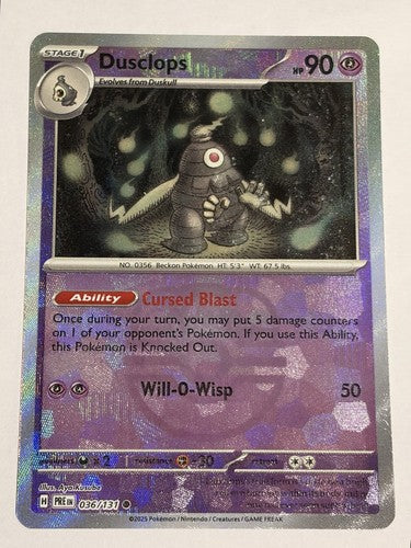 Dusclops 036/131 - Masterball - Prismatic Evolutions