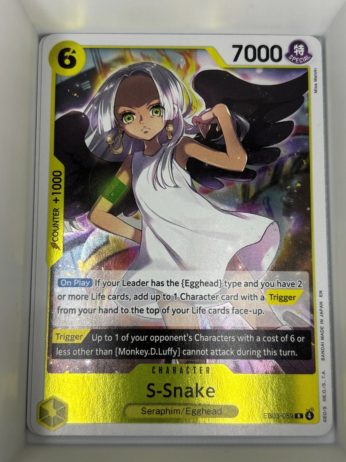 EB03-059 S-Snake R English NM One Piece TCG