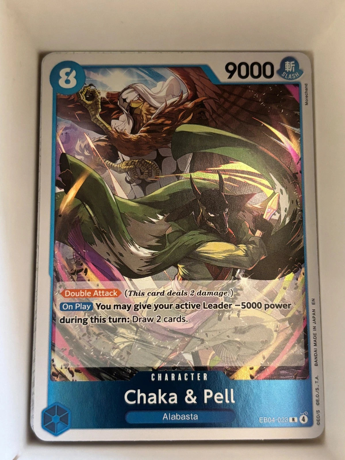 EB04-023 Chaka & Pell English R One Piece TCG Card Game