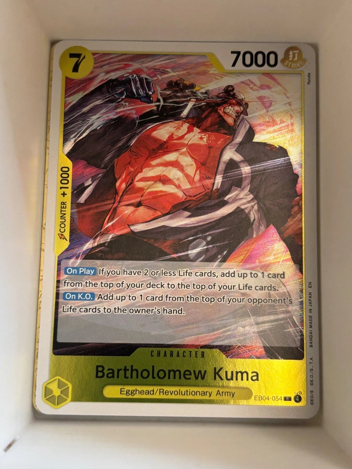 EB04-054 Bartholomew Kuma English R One Piece