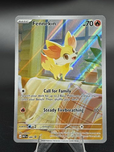 Fennekin - MEP 080 - Chaos Rising ETB Black Star Promo