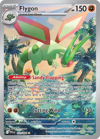 Flygon Phantasmal Flames Illustration Rare 101/094 POKEMON