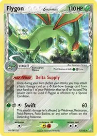 Flygon (Delta Species) EX Holon Phantoms Holo Rare 7 POKEMON