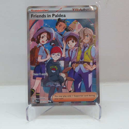 Friends in Paldea - Holo Ultra Rare - SV: Prismatic Evolutions 137/131 NM