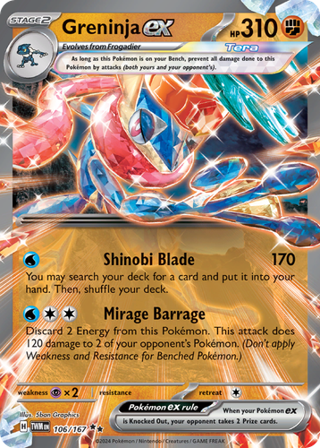 Greninja ex 106/167