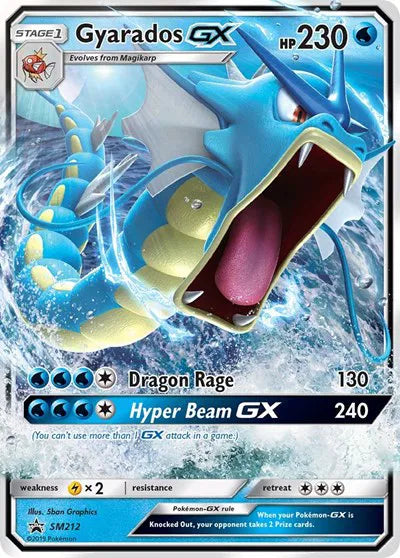 Gyarados GX Sun & Moon Promo Promo SM212 POKEMON