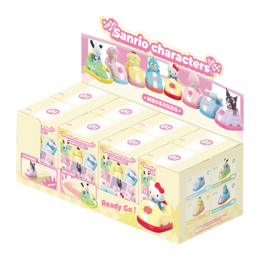 Hello Kitty – Bumper Car Series (Display of 8)