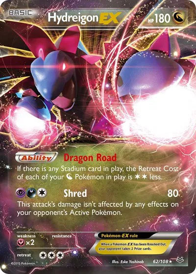 Hydreigon EX Roaring Skies Ultra Rare 62