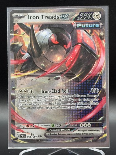 Iron Treads ex 066/091 Double Rare Paldean Fates Pokemon Near Mint