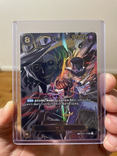 Japanese Sabo SP Alt Art OP07-118 SEC