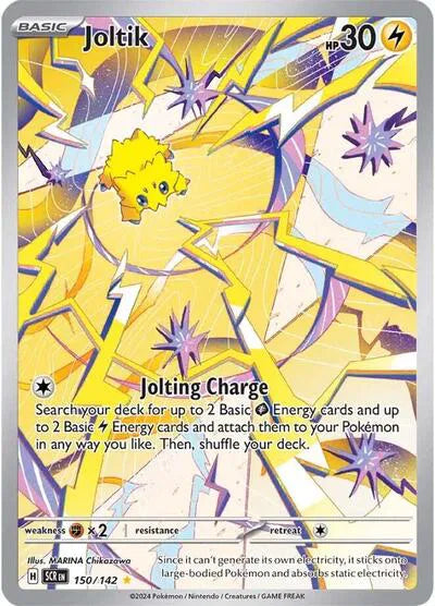 Joltik Stellar Crown Illustration Rare 150/142 POKEMON