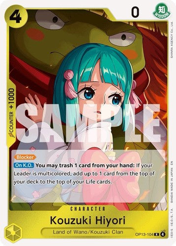 Kouzuki Hiyori OP13-104 Carrying On His Will