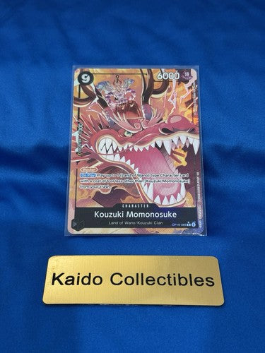 Kouzuki Momonosuke Alt Art OP16-085 | One Piece | OP16 - Time Of Battle English