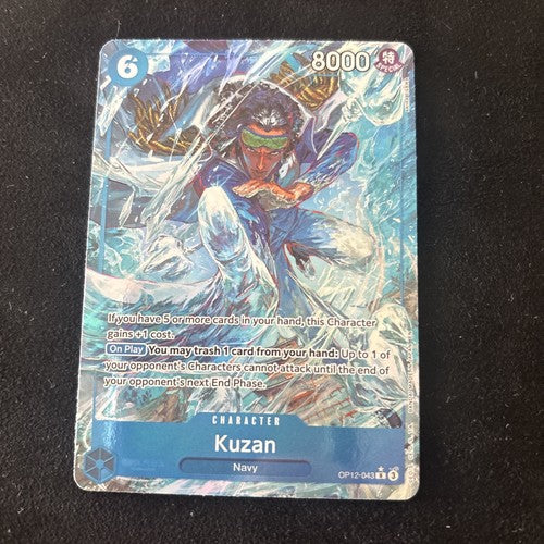 Kuzan (Alternate Art) OP12-043 English Legacy of the Master