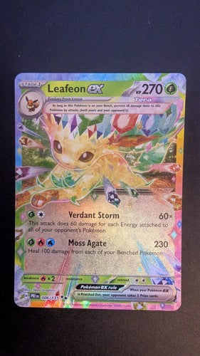 Leafeon ex - Double Rare SV: Prismatic Evolutions 006/131 NM