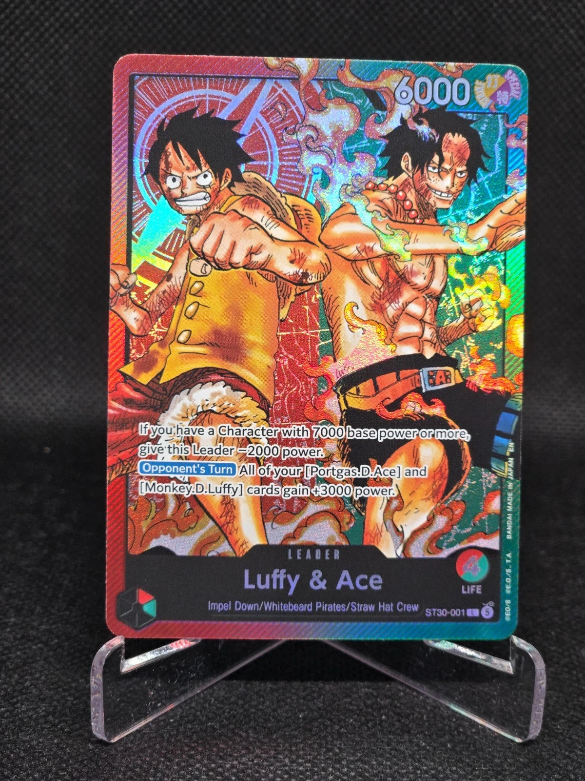 Luffy & Ace ST30-001 L Starter Deck EX: Luffy & Ace NM