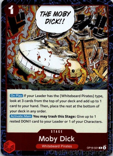 MOBY DICK OP16-021 R THE TIME OF BATTLE ONE PIECE