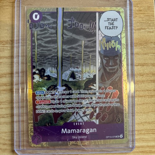Mamaragan OP15-078 Super Rare Adventure on Kami's Island One Piece ENGLISH
