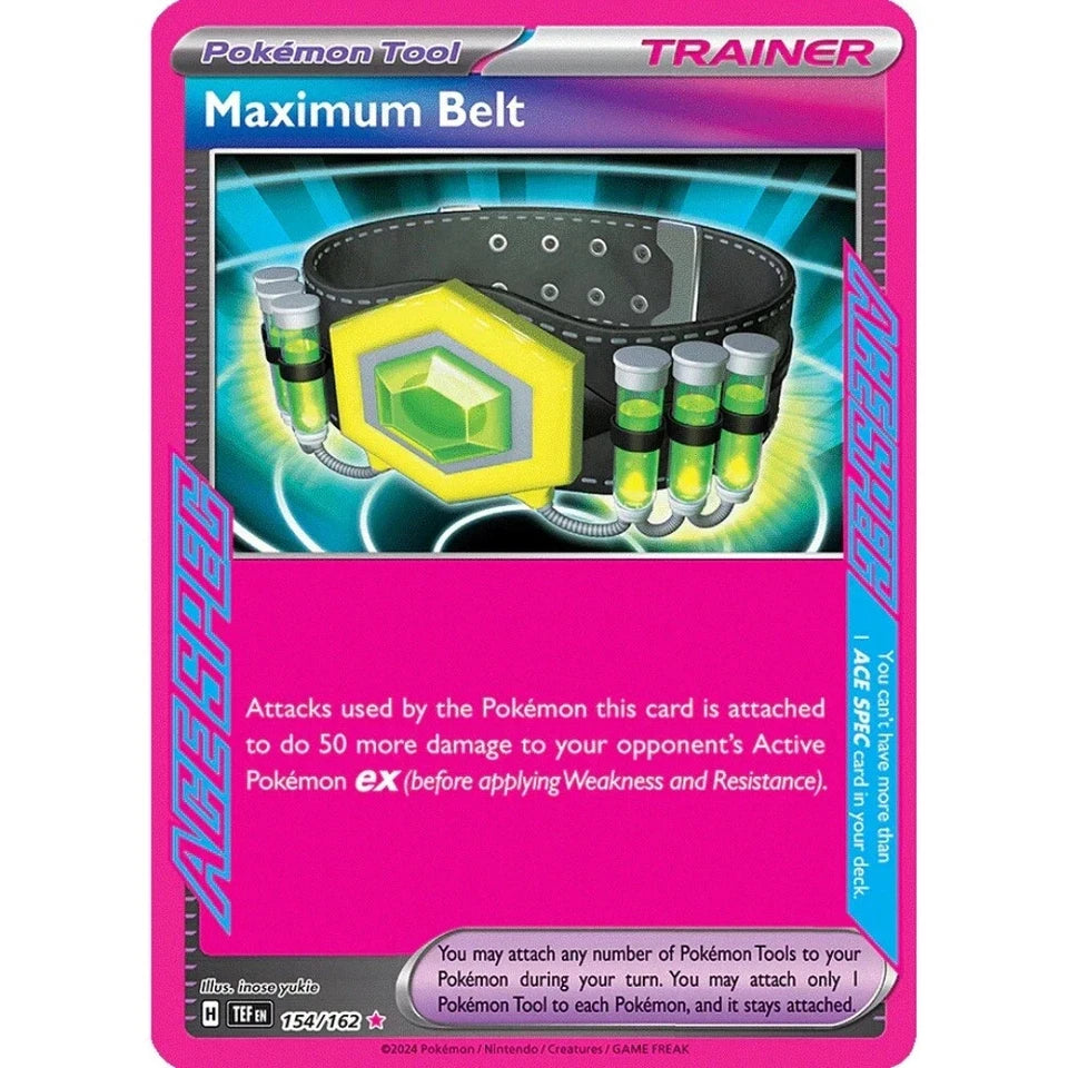 Maximum Belt 154/162 (ACE SPEC) - Pokemon TCG Temporal Forces