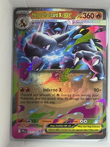 Mega Charizard X ex 013/094 Phantasmal Flames