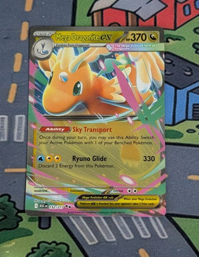 Mega Dragonite EX 152/217 NM Double Rare Ascended Heroes Pokemon Card English