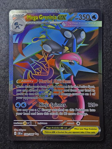 Mega Greninja EX 100/086 - Chaos Rising