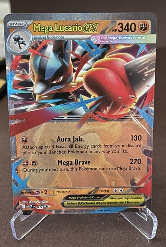 Mega Lucario ex MEP012 Holo - Black Star Promo - Pokemon TCG - NM/M