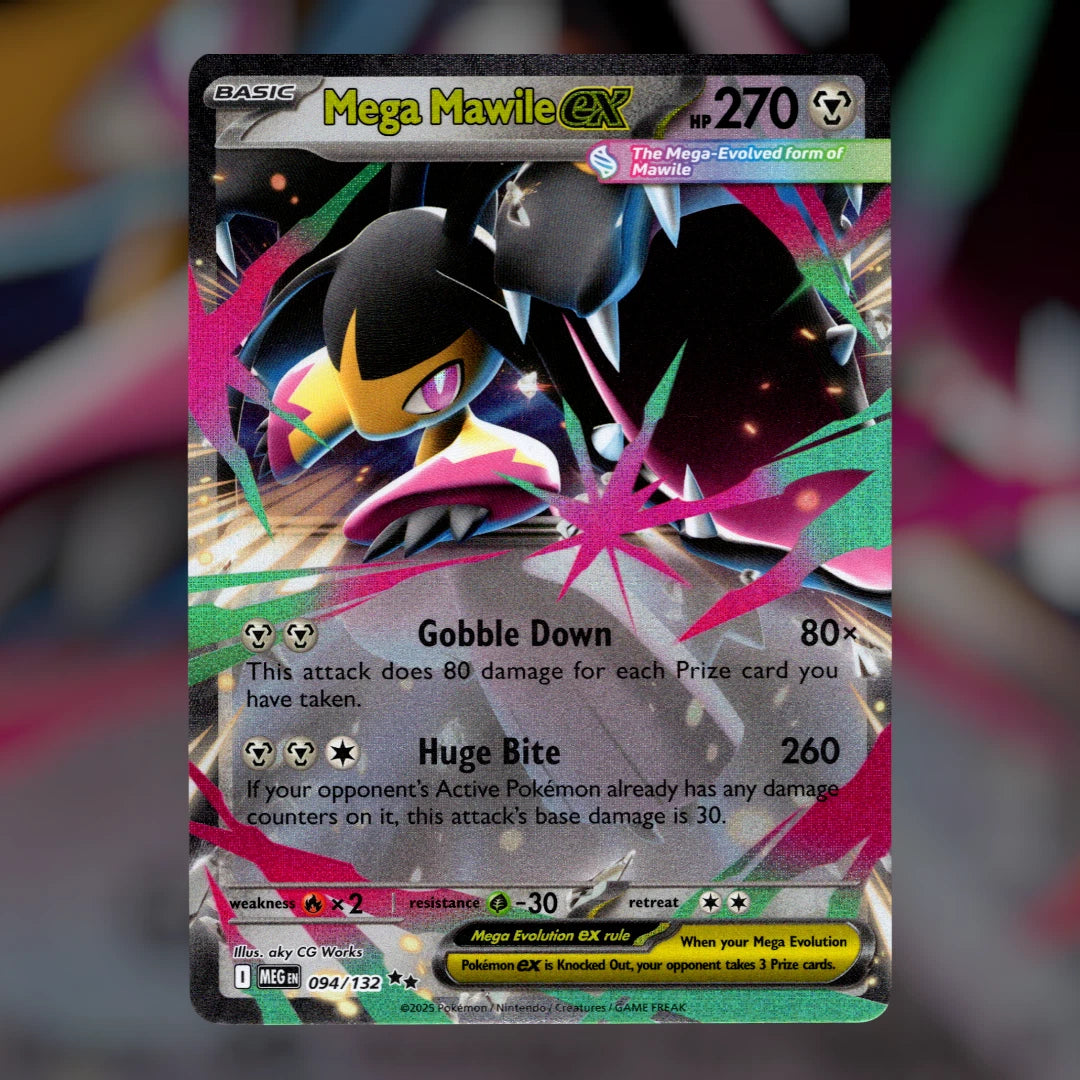 Mega Mawile ex 094/132 - Double Rare - ME01: Mega Evolution - Pokemon TCG - NM