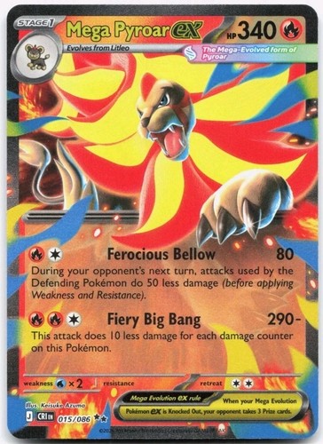 Mega Pyroar ex 015/086