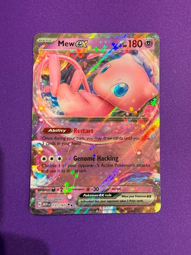 Mew ex - Holo Double Rare SV: Scarlet & Violet 151 151/165 NM